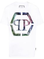 Philipp Plein t-shirt à logo imprimé - Blanc - thumbnail