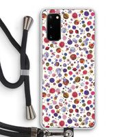 Planets Space: Samsung Galaxy S20 Transparant Hoesje met koord