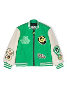 Barrow kids veste bomber à détail de patch - Vert