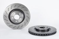 Remschijf COATED DISC LINE BREMBO, Remschijftype: Geperforeerd / Geventileerd, u.a. für Mercedes-Benz - thumbnail