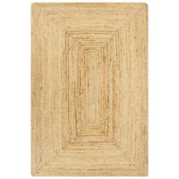 VidaXL Vloerkleed handgemaakt 160x230 cm jute naturel