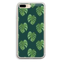 Monstera leaves: iPhone 7 Plus Transparant Hoesje