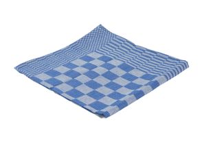 Theedoek Cleaninq blok marine 65x65cm blauw