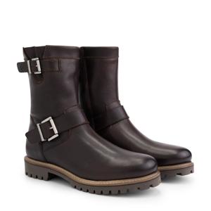 Travelin&apos; Men - zipper boot - Donkerbruin - Maat 44