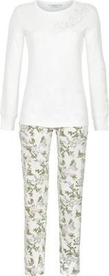 Warme katoenen pyjama wit