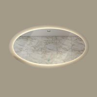 Badkamerspiegel Gliss Oval LED Verlichting 115x180 cm Gliss Design