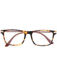 Prada Eyewear lunettes de vue à monture carrée - Marron