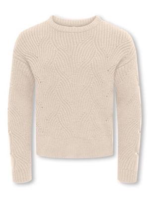 Kids ONLY winter sweater meisjes - wit - KogKatia - regular fit