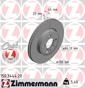 Remschijf Coat Z 150344420