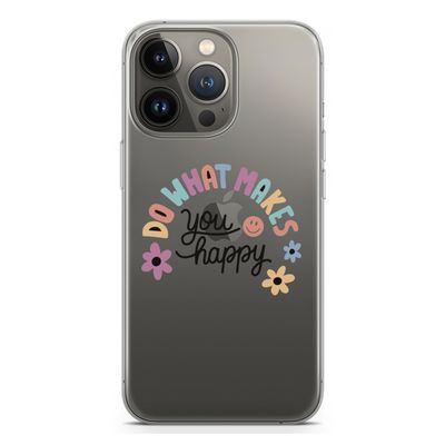 Happy days: iPhone 13 Pro Transparant Hoesje