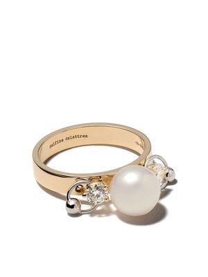 Delfina Delettrez bague Two In One en or 18ct - Métallisé