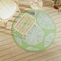 VidaXL Buitenkleed arakil ø120 cm polypropeen groen