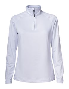 Cutter & Buck 358401 Coos Bay Half Zip Dames - Wit - L