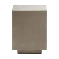 Kave Home Rustella bijzettafel 35x35 cm Cement