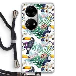 Tukans: Huawei P50 Pro Transparant Hoesje met koord