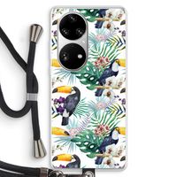 Tukans: Huawei P50 Pro Transparant Hoesje met koord