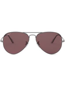 Ray-Ban lunettes de soleil RB3025 à monture aviateur - Gris