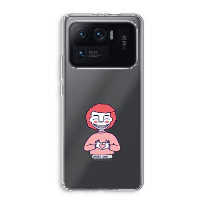 Hartje: Xiaomi Mi 11 Ultra Transparant Hoesje