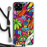 Represent: Pixel 5a 5G Transparant Hoesje met koord Represent: Pixel 5a 5G Transparant Hoesje met koord
