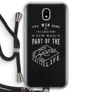 Life: Samsung Galaxy J5 (2017) Transparant Hoesje met koord