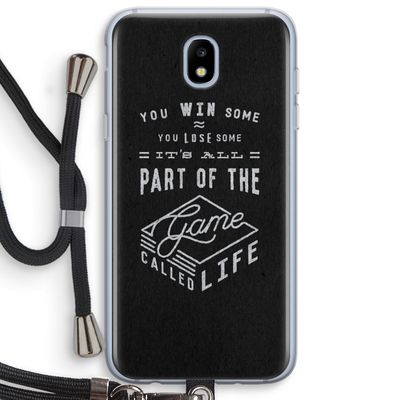 Life: Samsung Galaxy J5 (2017) Transparant Hoesje met koord