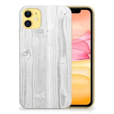 Apple iPhone 11 | Bumper Hoesje | White Wood