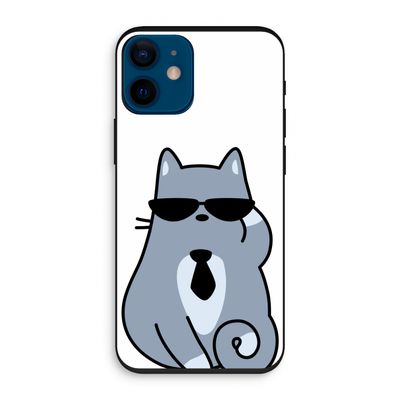Cool cat: iPhone 12 mini Biologisch afbreekbaar hoesje
