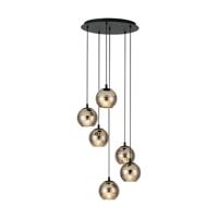 Stars of Light Hanglamp 6-lichtsLemorieta zwart - 39687