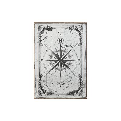 Wandspiegel Home ESPRIT Zwart Gouden Vintage 60 x 4 x 90 cm