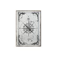 Wandspiegel Home ESPRIT Zwart Gouden Vintage 60 x 4 x 90 cm