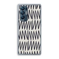 Marrakech Zigzag: Oppo Find X3 Neo Transparant Hoesje