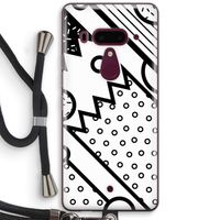 Pop Art #4: HTC U12+ Transparant Hoesje met koord