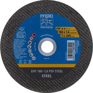 PFERD PSF STEEL 61719121 Doorslijpschijf recht 180 mm 25 stuk(s) Staal