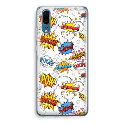 Pow Smack: Huawei P20 Transparant Hoesje