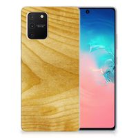 Samsung Galaxy S10 Lite Bumper Hoesje Licht Hout