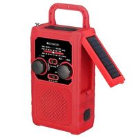Retekess TR201 draagbare handslingerradio / powerbank - rood