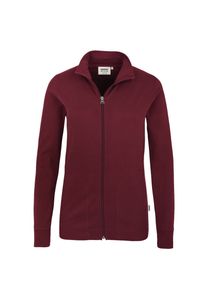 Hakro 227 Women's Interlock jacket - Burgundy - 3XL