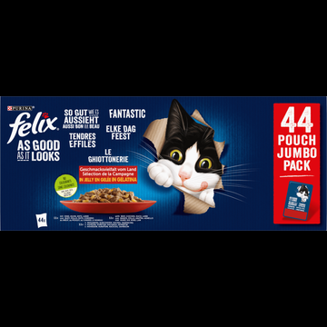 FELIX® Elke Dag Feest Countryside Selectie Kattenvoer 44x85g bij Jumbo