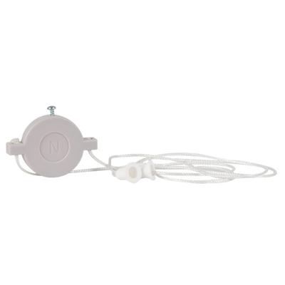 Nedco draaidop Ø 44mm met trekkoordjes tbv aluminium schuifroosters