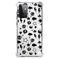 Extreme Case Samsung Galaxy A72 4G/5G Silver Punk - thumbnail