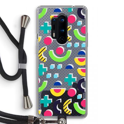 8-bit N°1: OnePlus 8 Pro Transparant Hoesje met koord