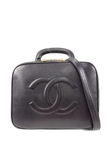 CHANEL Pre-Owned trousse de toilette à logo CC embossé (1997) - Noir