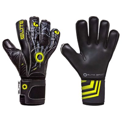 Elite Sport Keepershandschoenen Vibora maat 5 zwart Elite Sport Keepershandschoenen Vibora maat 5 zwart