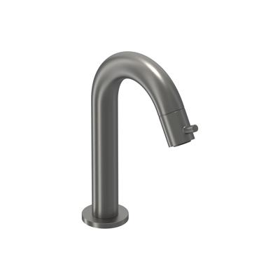 Fonteinkraan IVY Bond Gebogen Staand Model S Geborsteld Metal Black PVD
