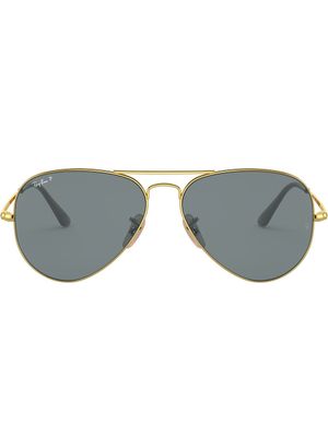 Ray-Ban lunettes de soleil à monture aviateur - Or