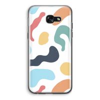 Memphis Shapes Blue: Samsung Galaxy A5 (2017) Transparant Hoesje