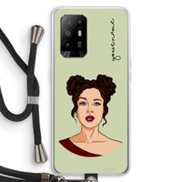 Pop-Art Creator: Oppo A94 5G Transparant Hoesje met koord