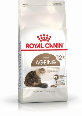 Royal Canin Senior Ageing 12+ droogvoer voor kat Gevogelte, Groente 0,4kg