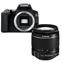Canon EOS 250D zwart + 18-55mm iS II - thumbnail
