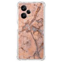 Xiaomi Redmi Note 12 Pro Plus Anti-Shock Hoesje Marmer Oranje